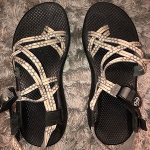 Cream & Gray Chacos